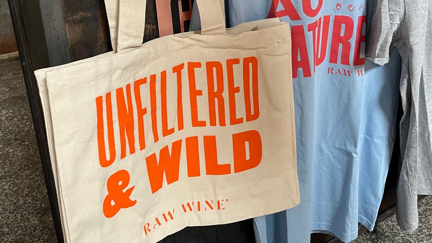 Raw Wine Merch Tote Bag