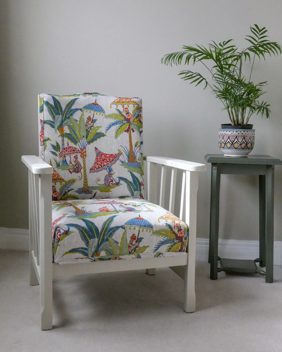 1910, 1920's Arts & Crafts reclining chair