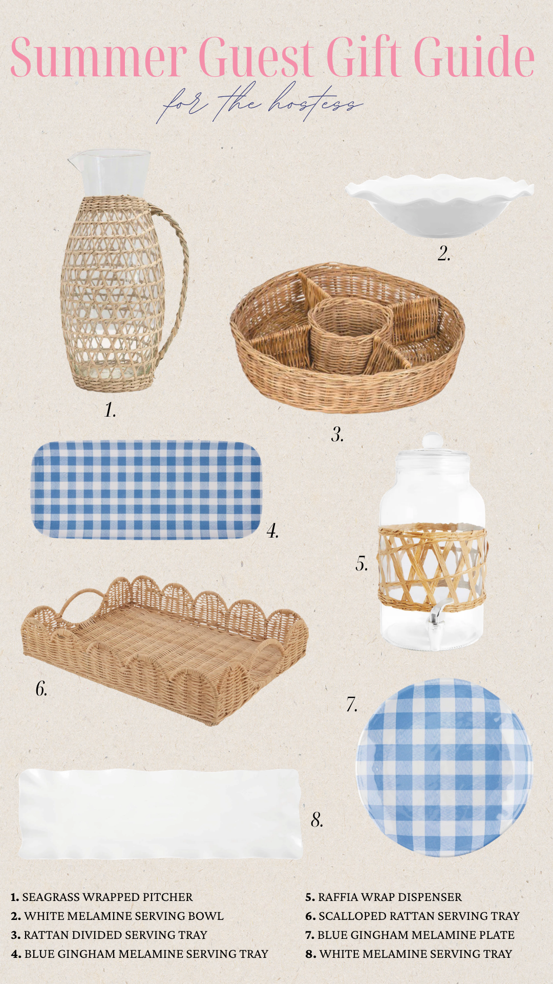 My Simple Summer Hosting Checklist