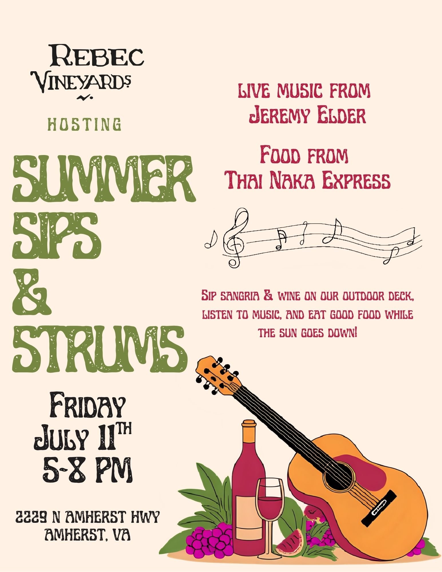 Summer Sips & Strums