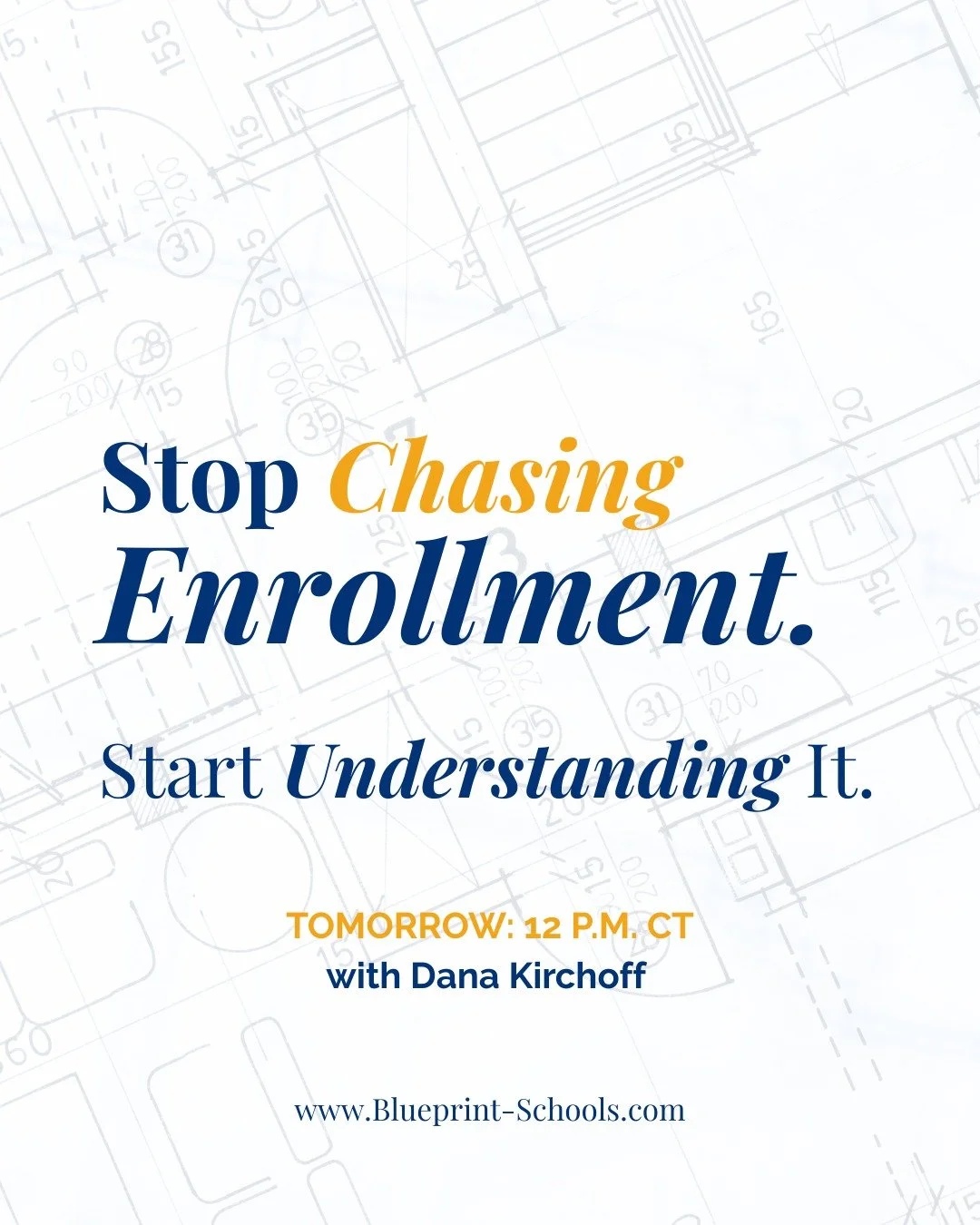 LAST CALL: Dana&rsquo;s Enrollment Webinar Is TOMORROW! 

If your school is chasing enrollment, you&rsquo;re not alone. But here&rsquo;s the truth:

👉 Enrollment challenges aren&rsquo;t always marketing challenges.

Tomorrow at 12:00 p.m. CT, Dana i