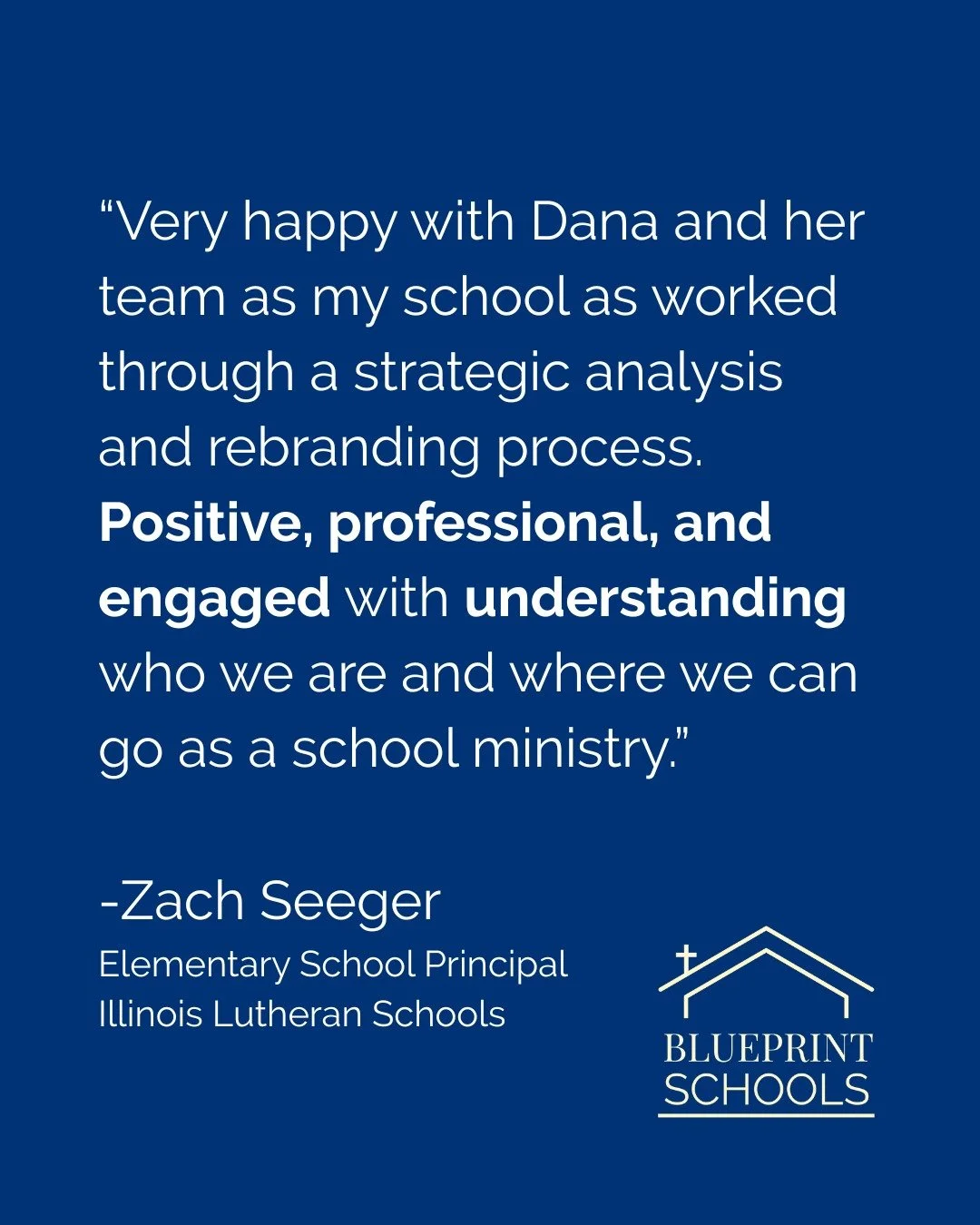 Thank you so much, Zach! We've truly appreciated the opportunity to walk alongside your team during this process. We&rsquo;re grateful for your trust and partnership and for the collaborative spirit you and your team bring to the work. Good things ah