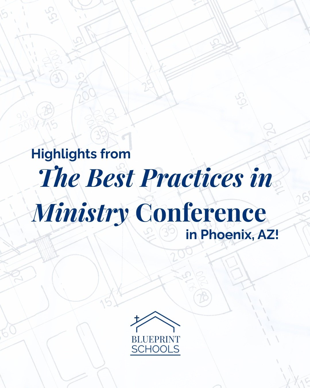 What an amazing opportunity it was to present at The Best Practices in Ministry Conference in Phoenix, AZ last week! 

Schedule a consultation at our website TODAY to inquire about presenting at your next conference!

#blueprintschools #bestpractices