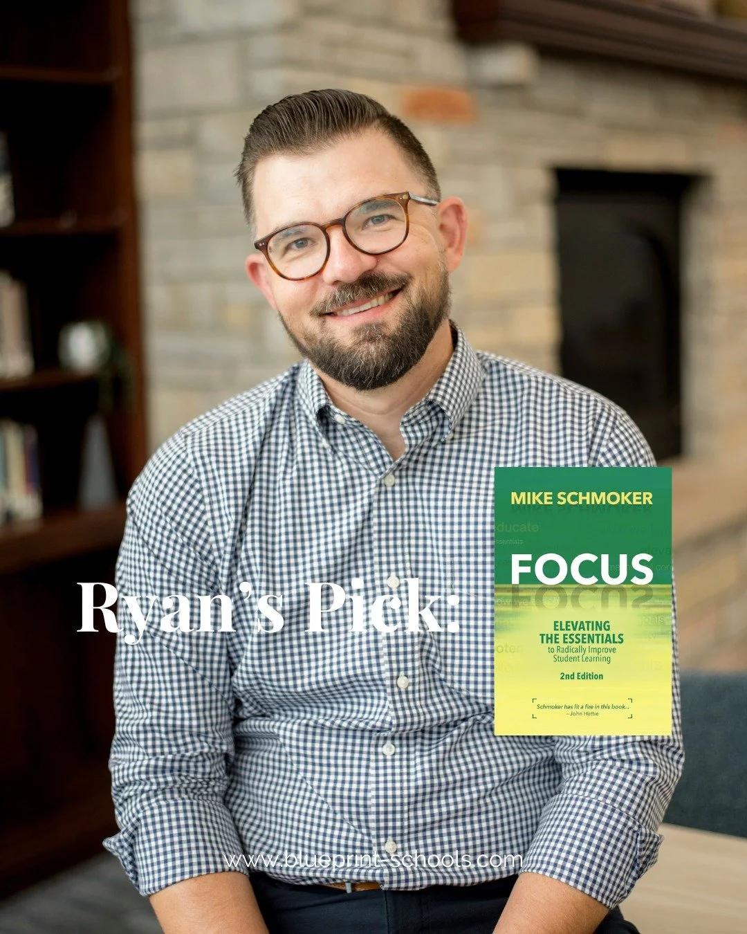 BOOKS THAT SHAPED OUR LEADERS: Last but not least, we have Ryan Kirchoff!

"It&rsquo;s easy for schools to become overwhelmed by complexity, and I&rsquo;ve seen how quickly initiatives and expectations can blur our focus. In Focus: Elevating the