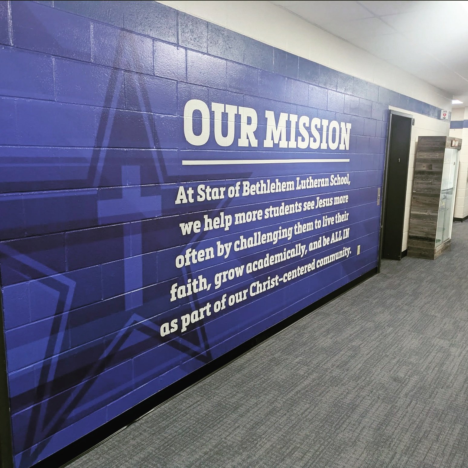 These pictures made our day.

An excited board member from @starnewberlin in New Berlin, Wisconsin sent us photos of their new mission statement and brand message going up on the walls of their school.

But what we love most is everything that happen