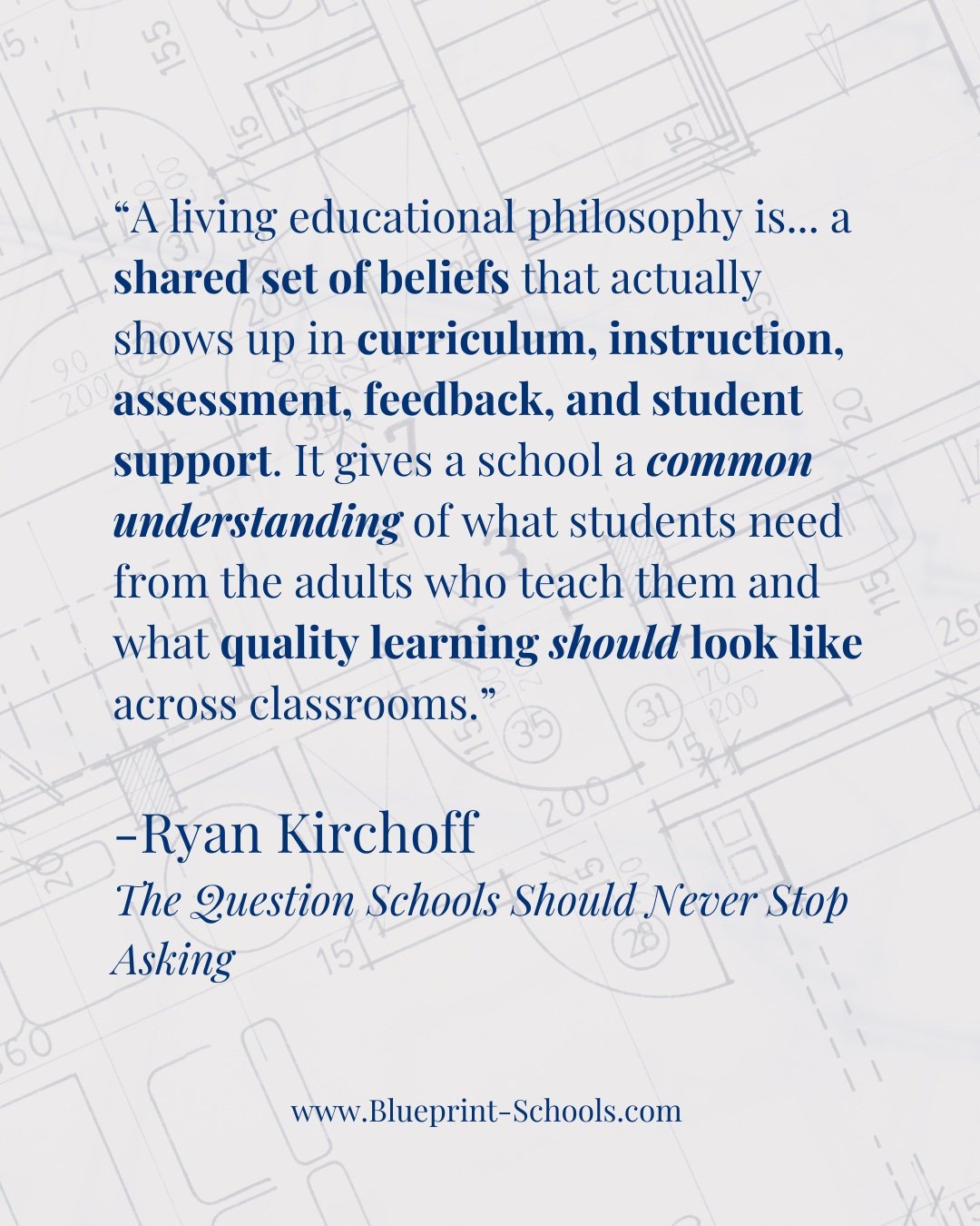 What does it mean for a school to have a living educational philosophy?

In our new article, Ryan explores how a school&rsquo;s shared beliefs about learning should show up in the everyday through the curriculum, instruction, assessment, feedback, an