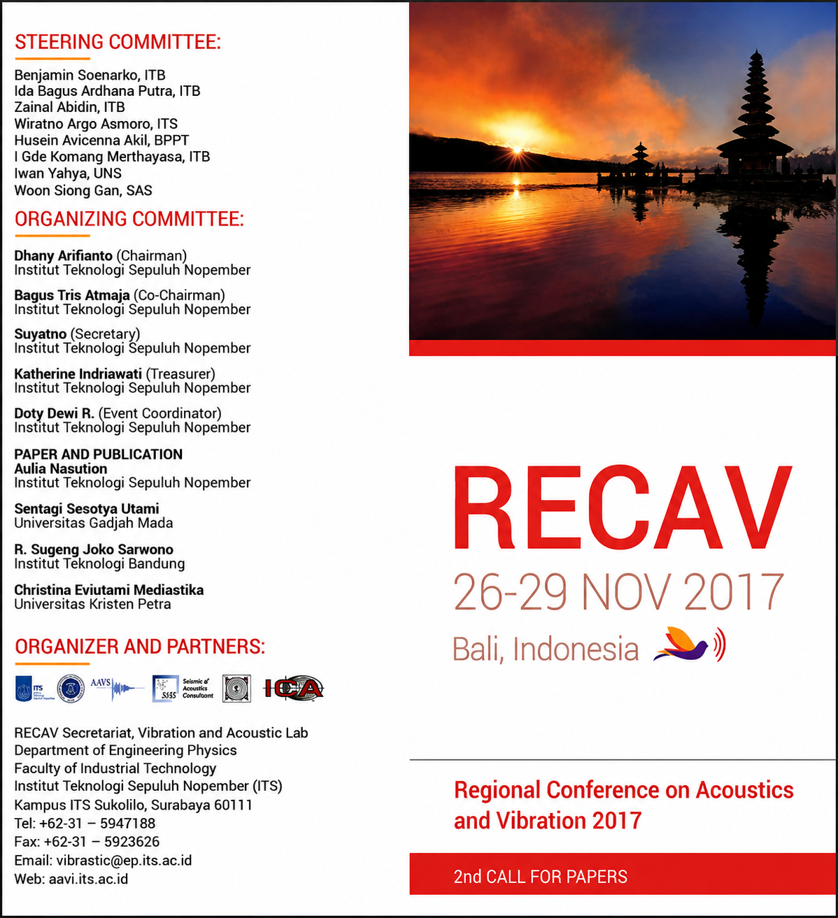 RECAV Regional Conference Acoustic Vibration 2017.png
