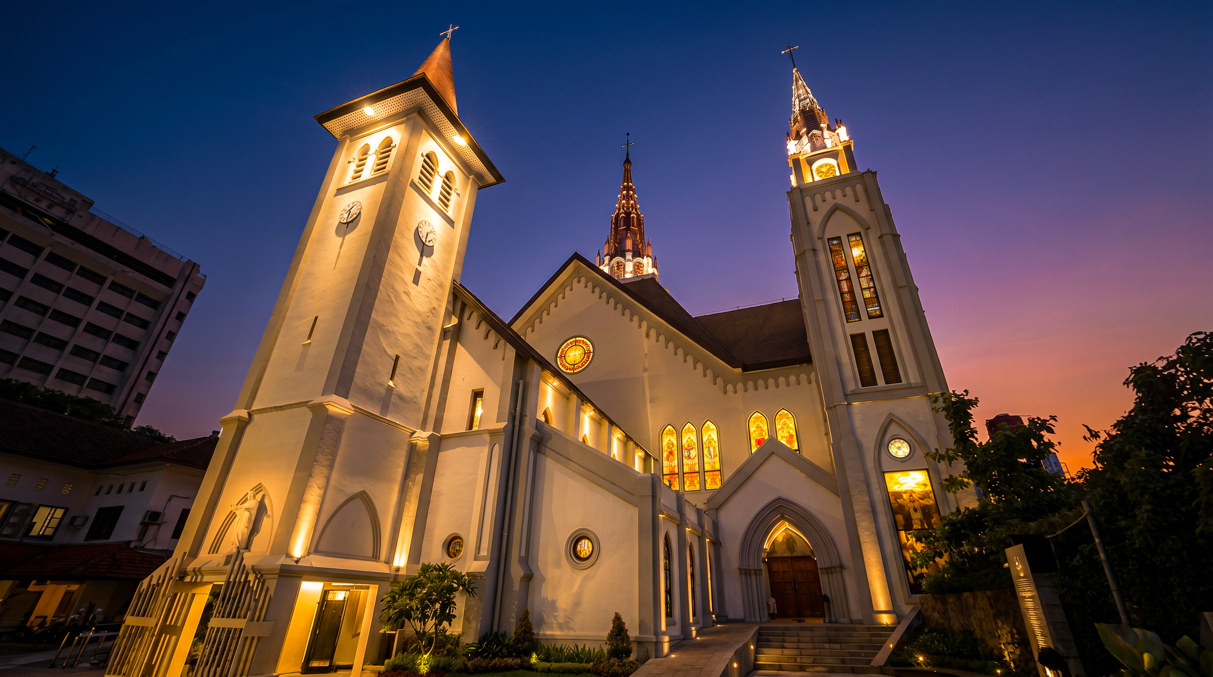 Sacred Facade Lighting Design of Makassar Cathedral