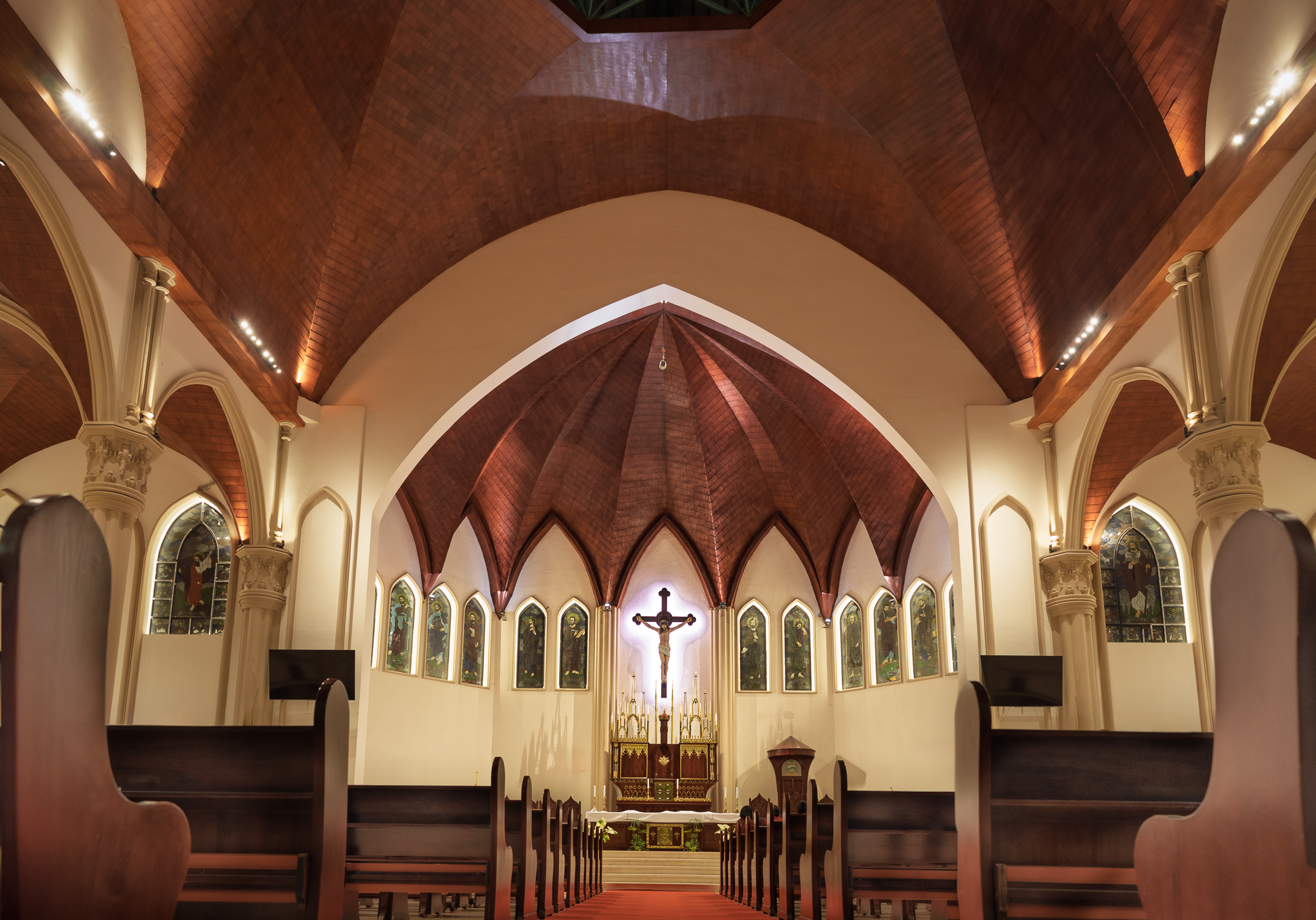 Worship Lighting Design for Sacred Architecture Makassar Cathedral 