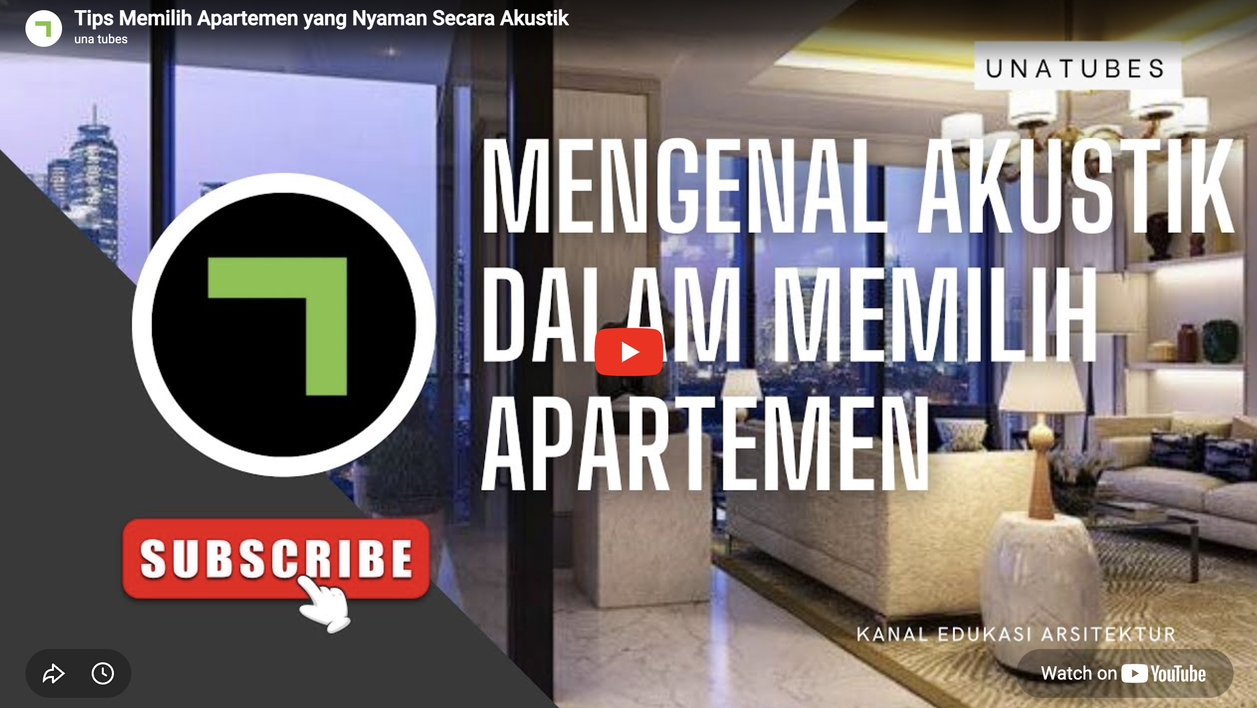 Una Tubes Interview: How to Avoid Buying a Noisy Apartment