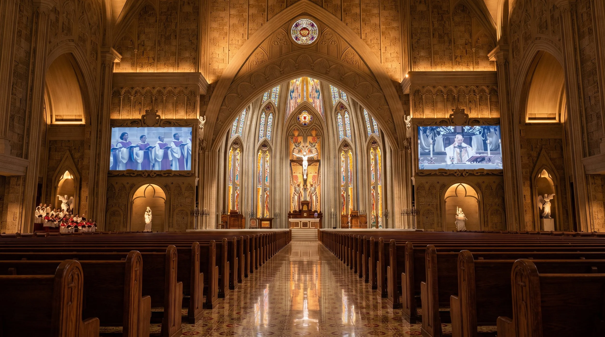 Sacred Liturgical Lighting Design for Maria Bunda Kita Catholic Church PIK2 