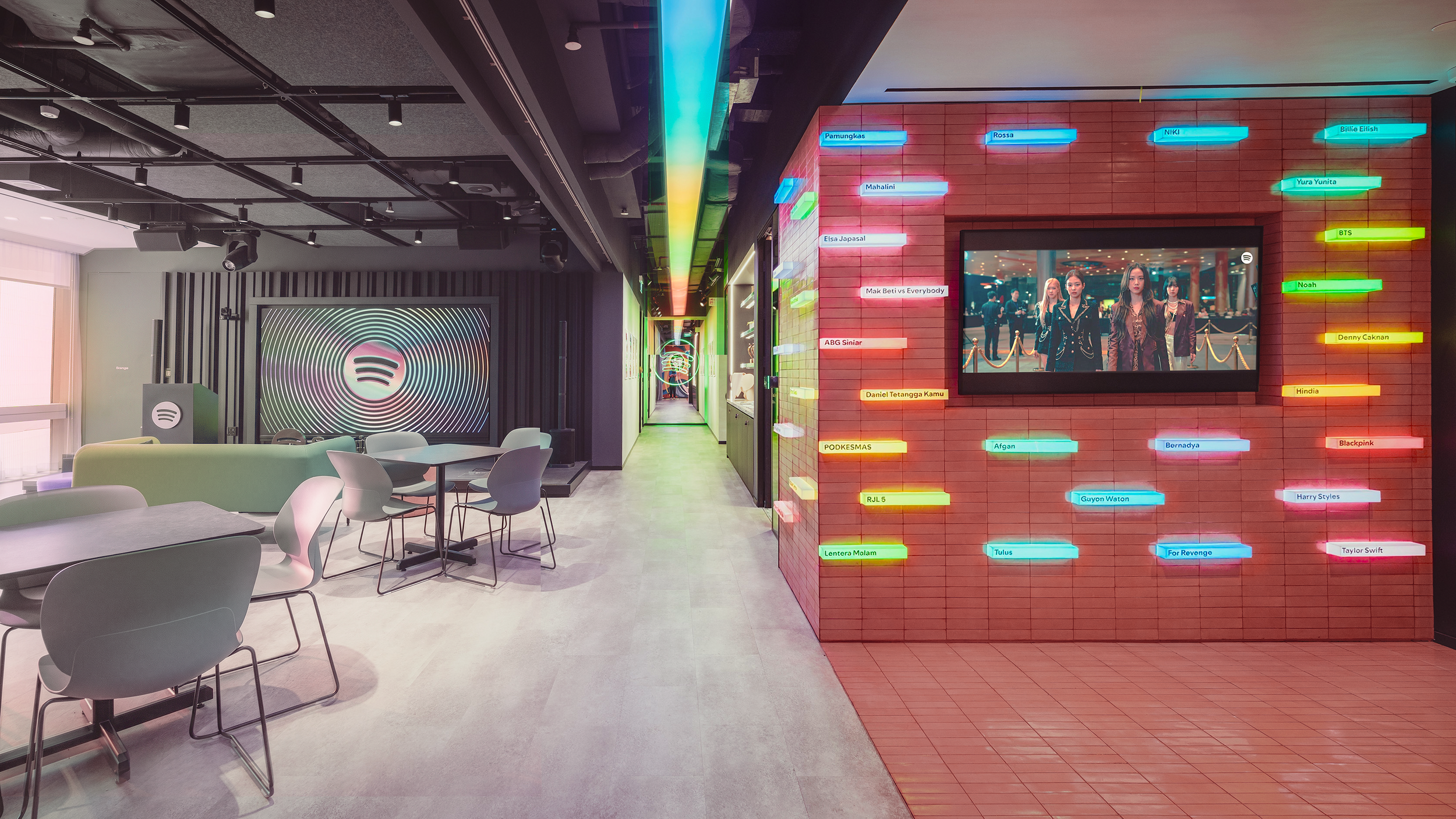Designing an Immersive Workplace Experience for Global Music Streaming Office
