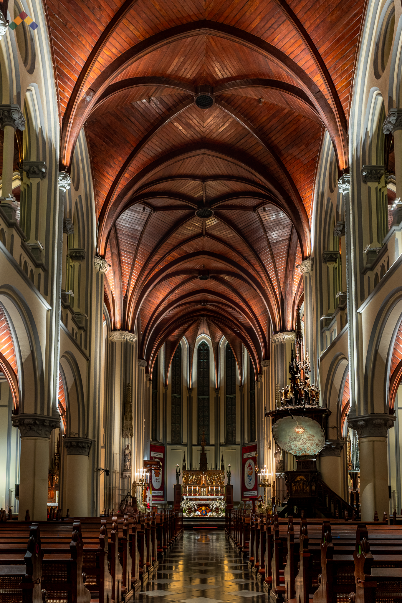 Jakarta Cathedral Dramatic Architectural Lighting