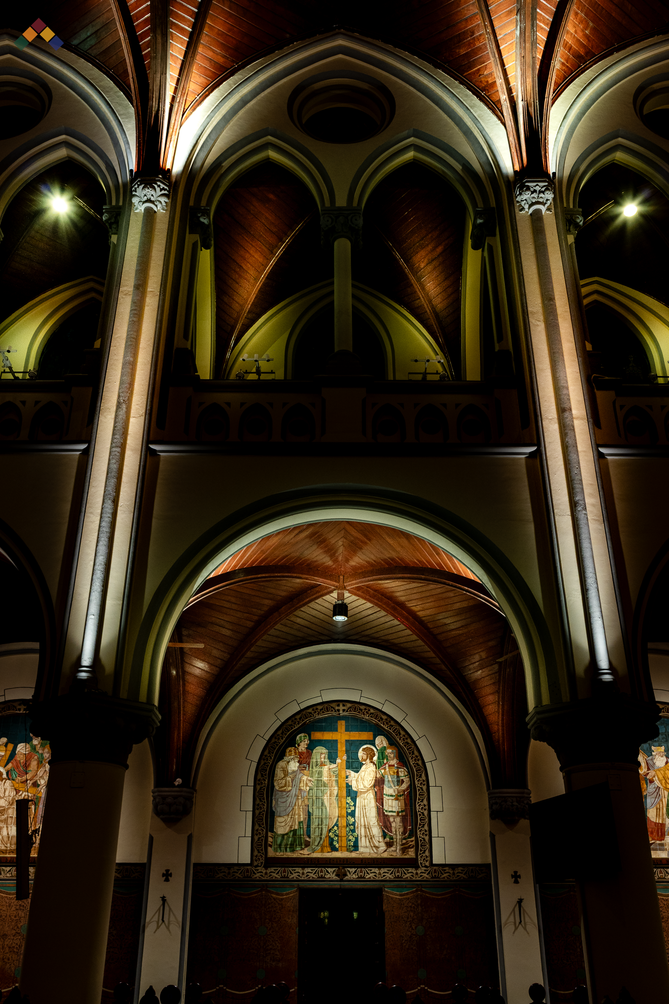 Jakarta Cathedral Contemplative Lighting Scenario