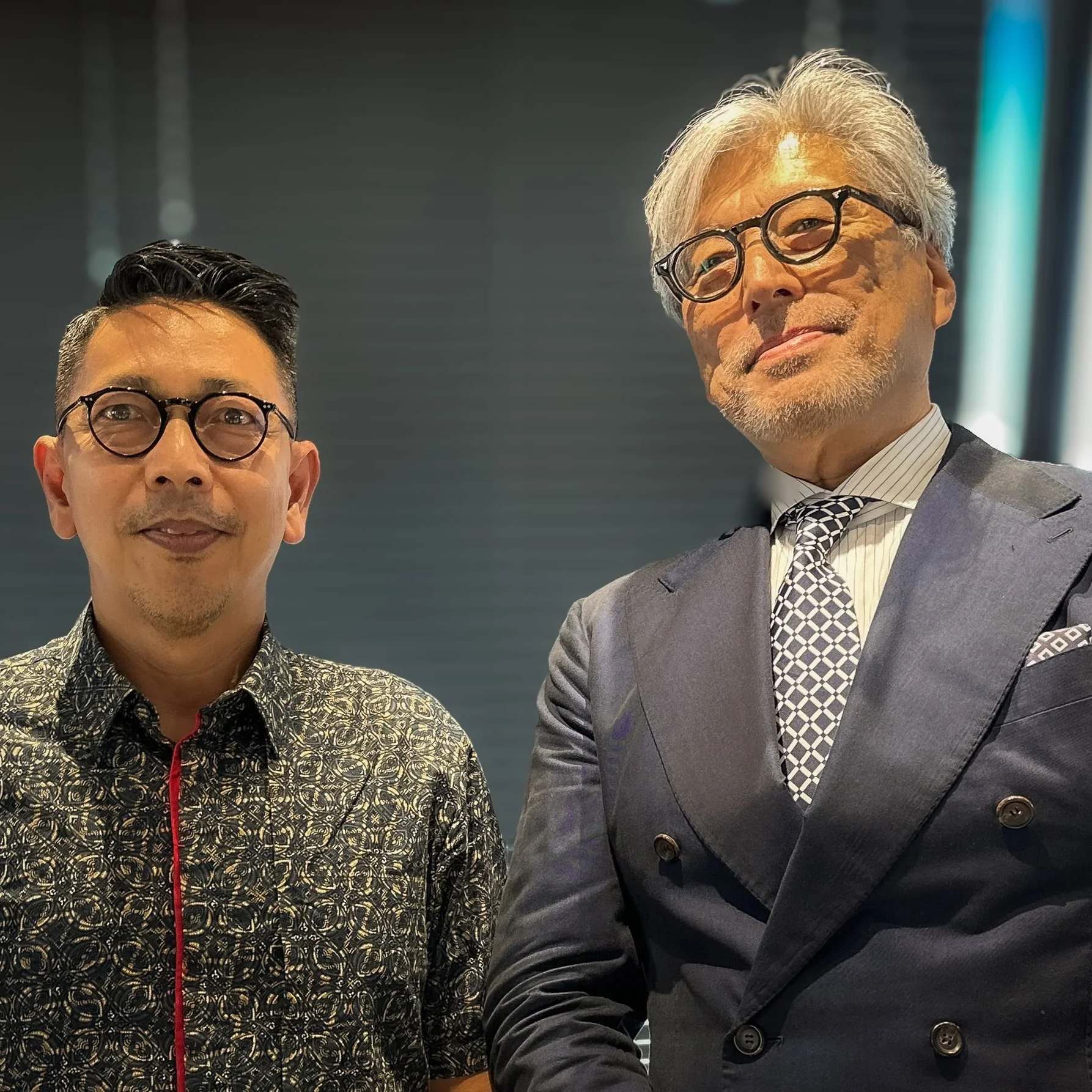 Herwin Gunawan and Paul Noritake Tange