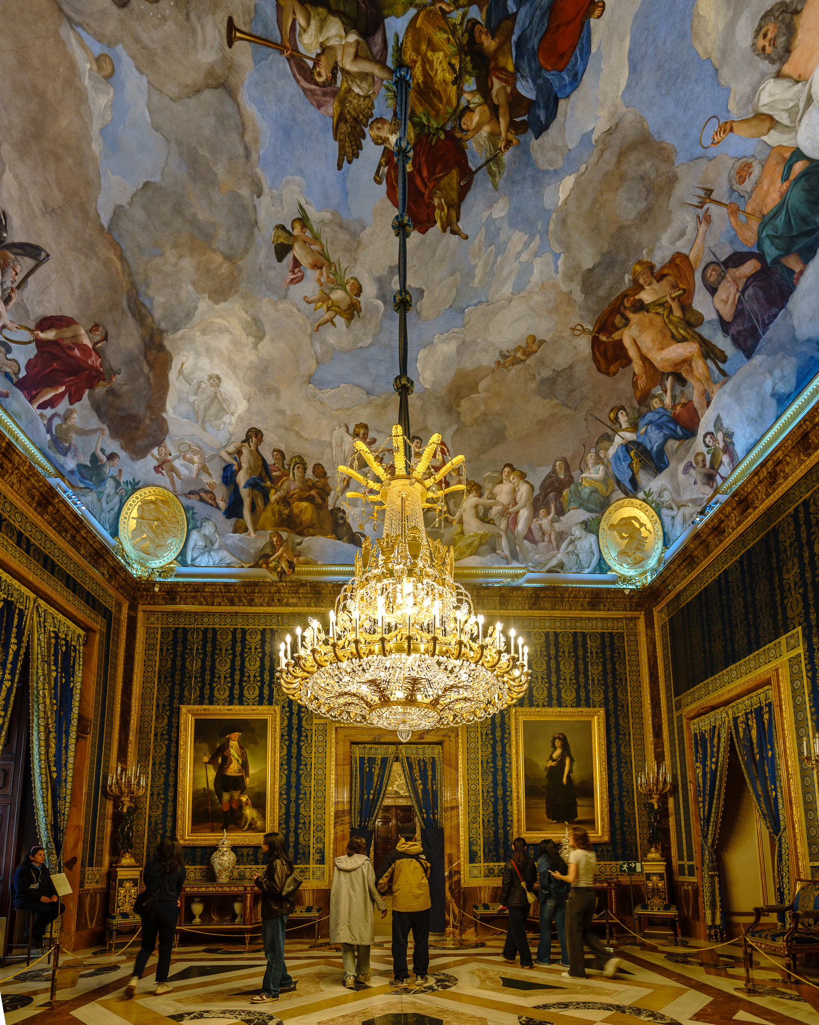 Architectural acoustics inside Madrid Royal Palace Architecture