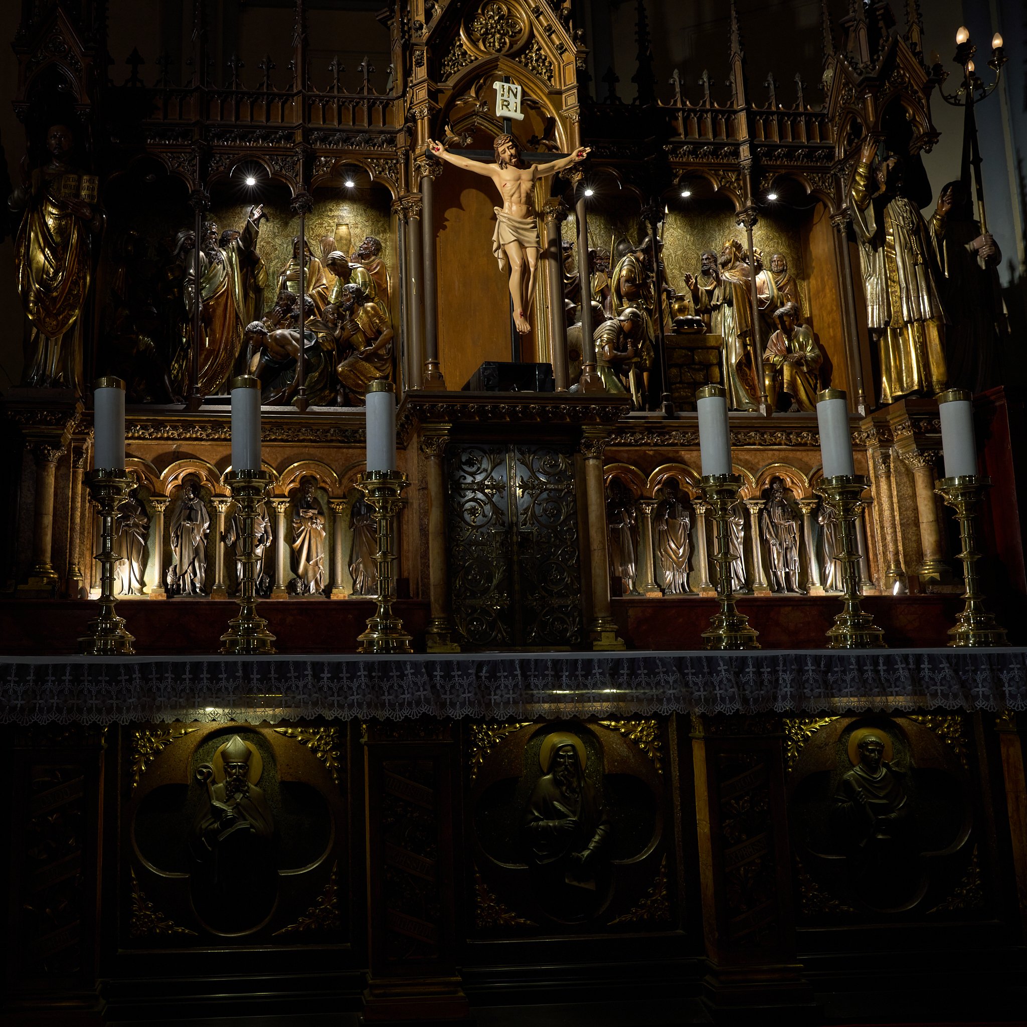 Jakarta Cathedral Lighting Mock Up Existing Light