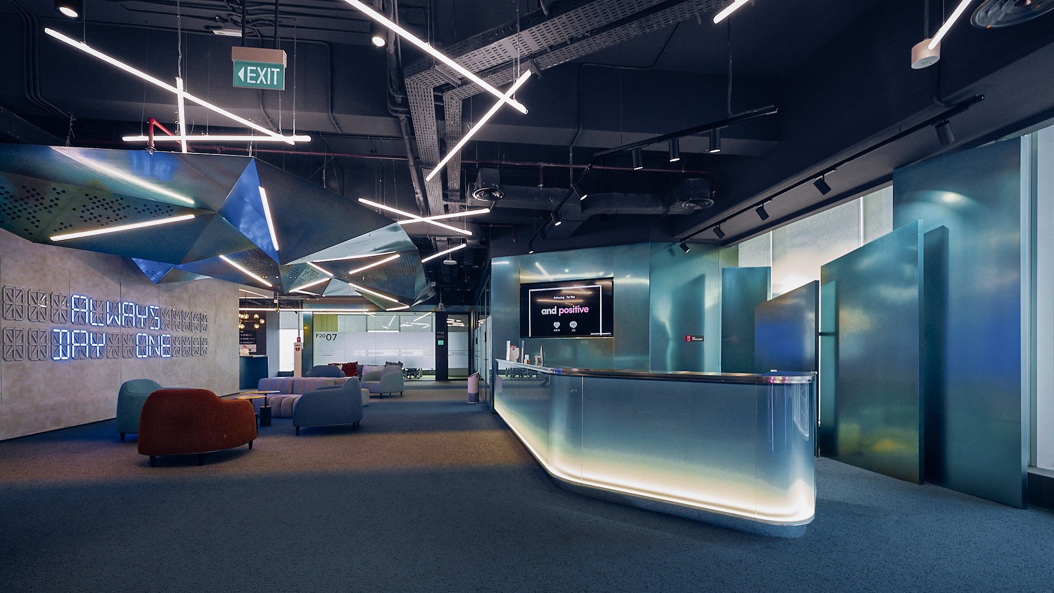 Acoustic Lighting AV Design for Global Digital Platform Office  Jakarta