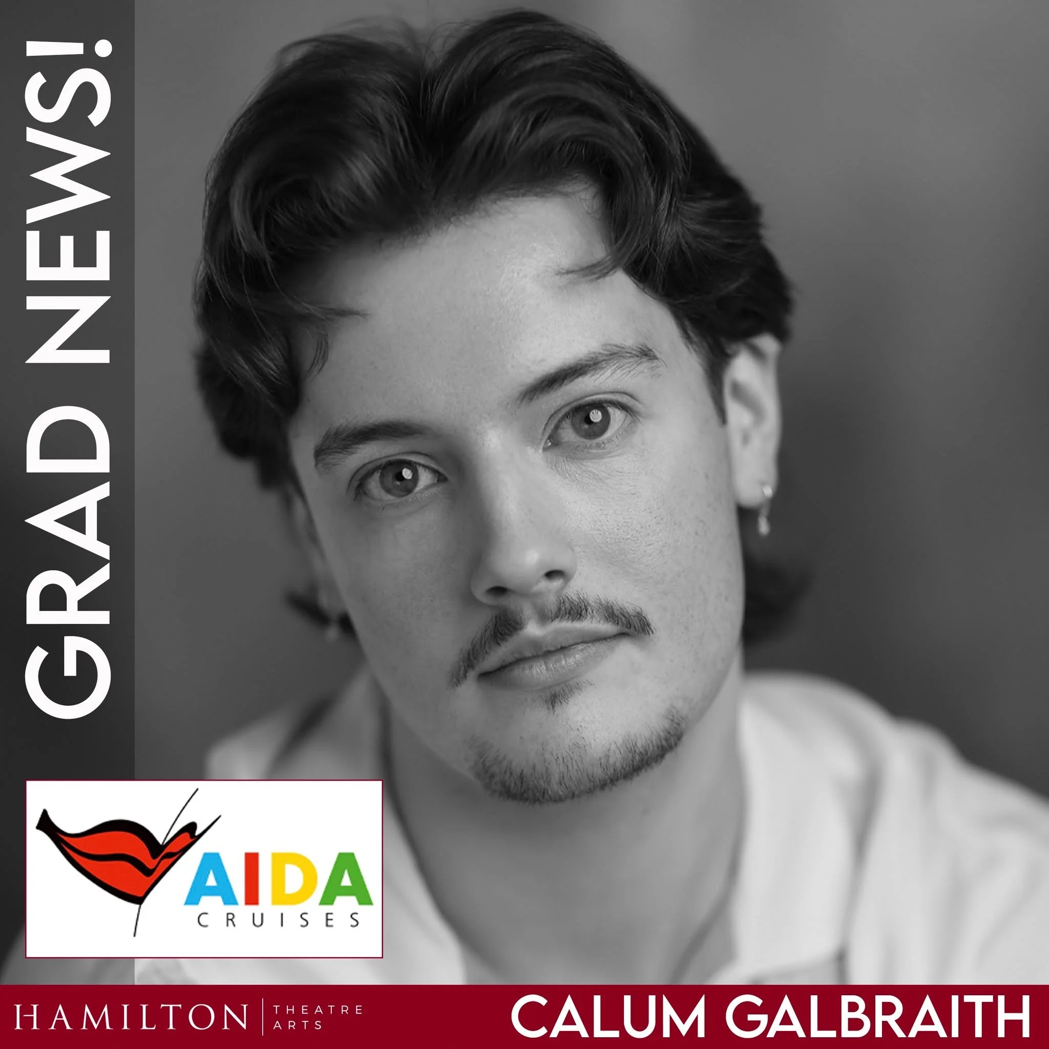 GRAD NEWS | Calum Galbraith

We love to keep in touch with our recent Graduates and watch their careers taking flight&hellip;.or sail! 

Calum recently graduated with Diploma in Musical Theatre and immediately began his first professional contract in