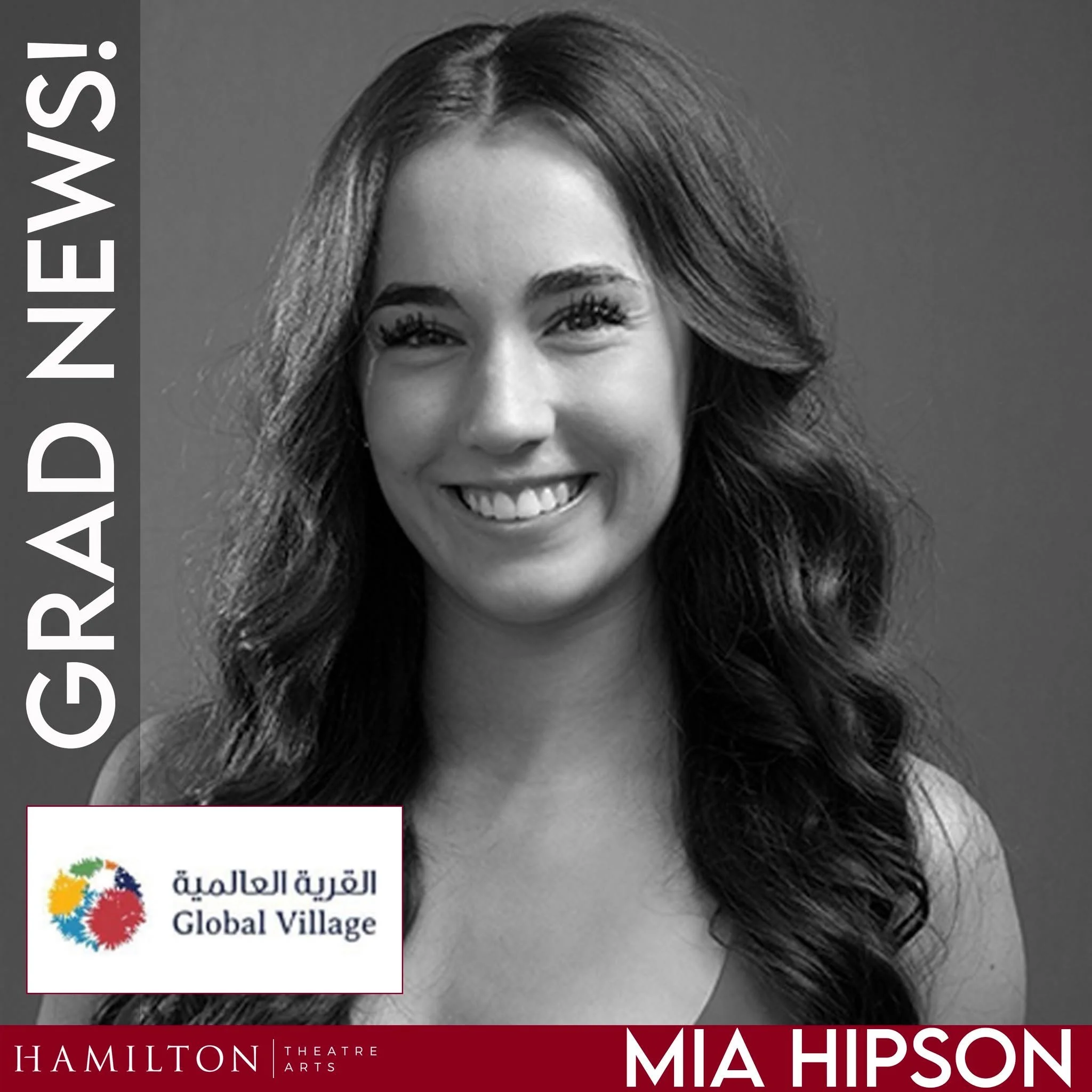 GRAD NEWS | Mia Hipson

We love to keep in touch with our recent Graduates and watch their careers taking flight. 

Since graduating in 2024 from our Professional Dance Course, Mia has worked extensively with Warner Bros in both Oman and Saudi Arabia