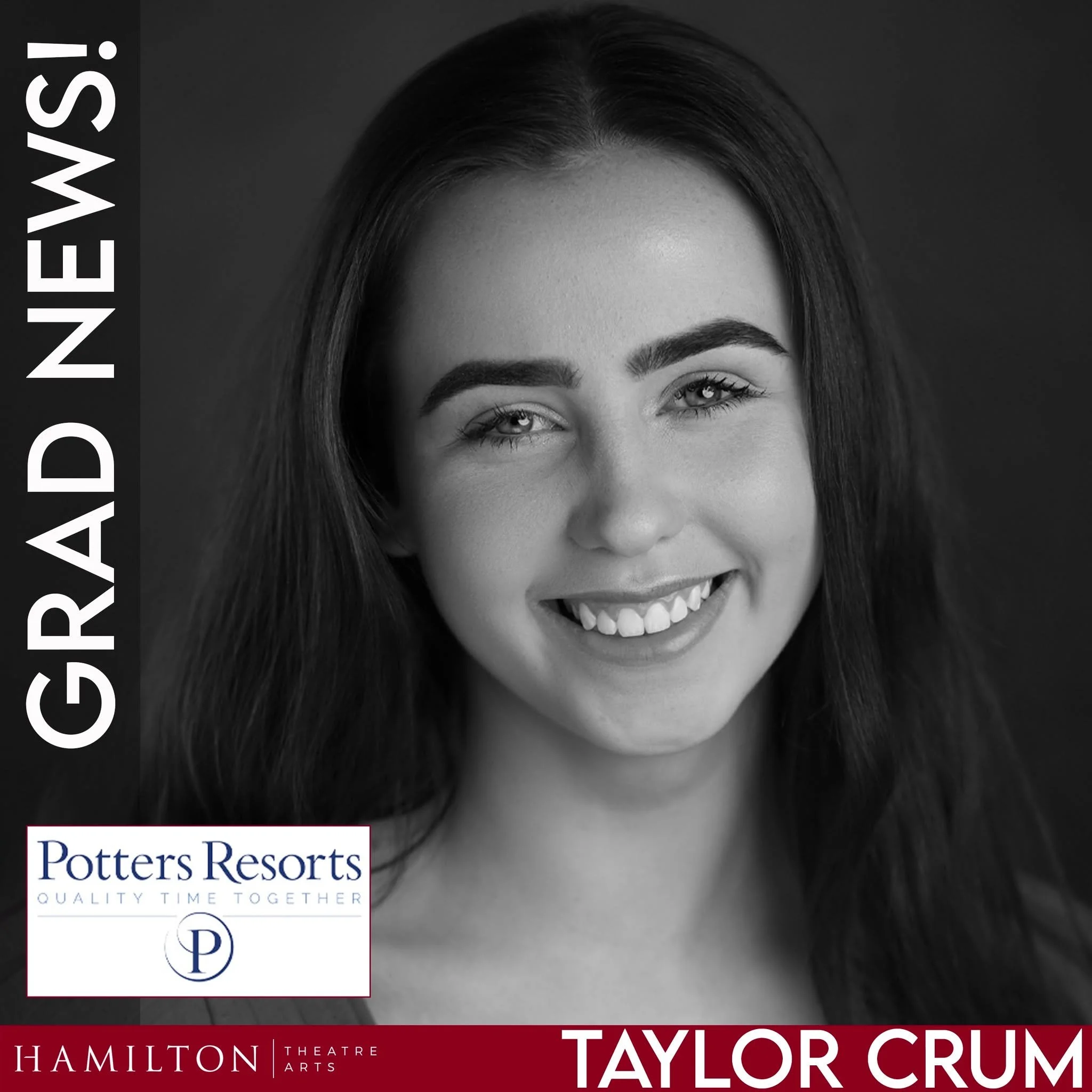 GRAD NEWS | Taylor Crum

We love to keep in touch with our recent Graduates and watch their careers taking flight. 

Taylor recently graduation with Diploma in Musical Theatre and was immediately signed to Network Management.  She is currently undert