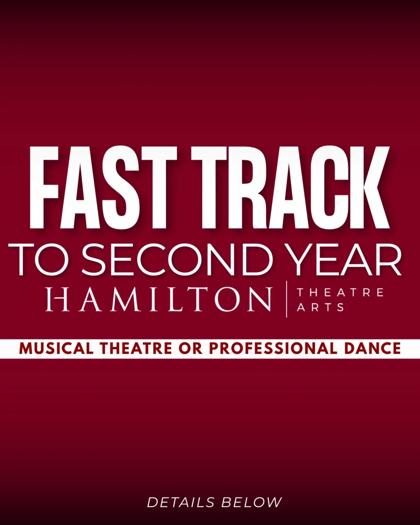 Hamilton&rsquo;s HND Direct Entry Call 🎭✨

Looking to advance your training?

Hamilton are seeking talented, high-calibre performers who have achieved (or are about to achieve) their HNC and are ready for the intensity of our HND.

A Hamilton HND is
