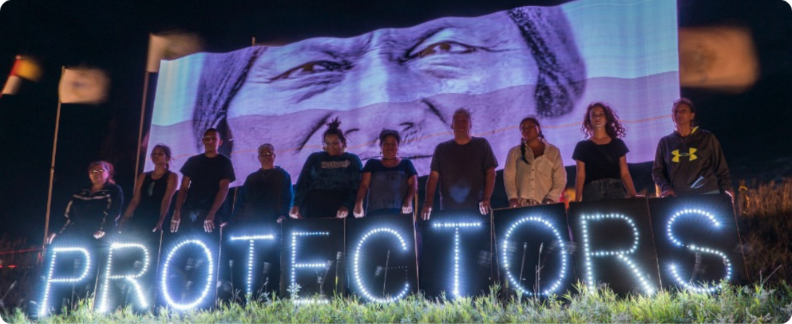  Protesting the Dakota Access Pipeline 