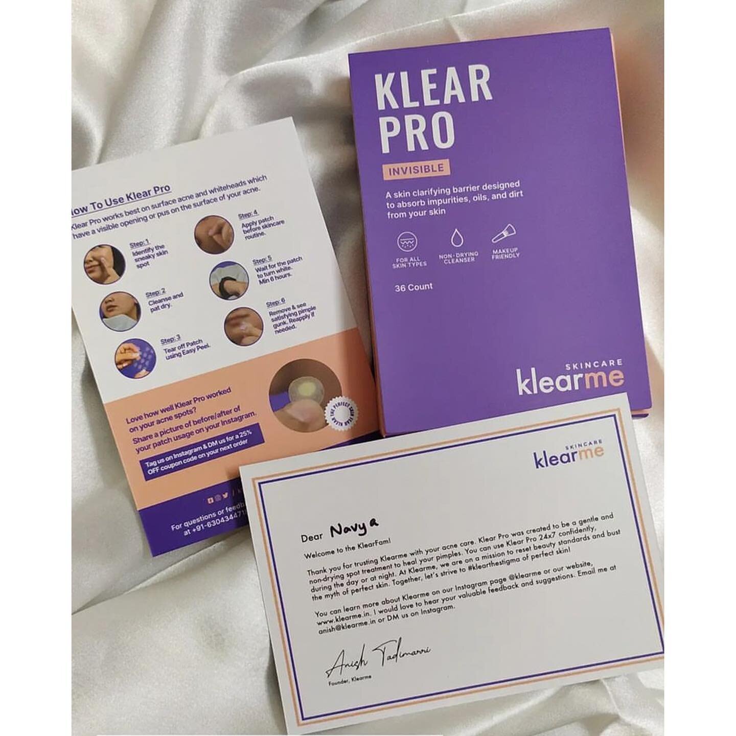 Got my hands on these images for my work on @klearme acne patches! ⚡️
&bull;
&bull;
We worked with Klearme to build an acne-positive, high efficacy brand for acne-prone skin.
&bull;
&bull;
&bull;
#branding #packaging #design #brandstrategy #packaging