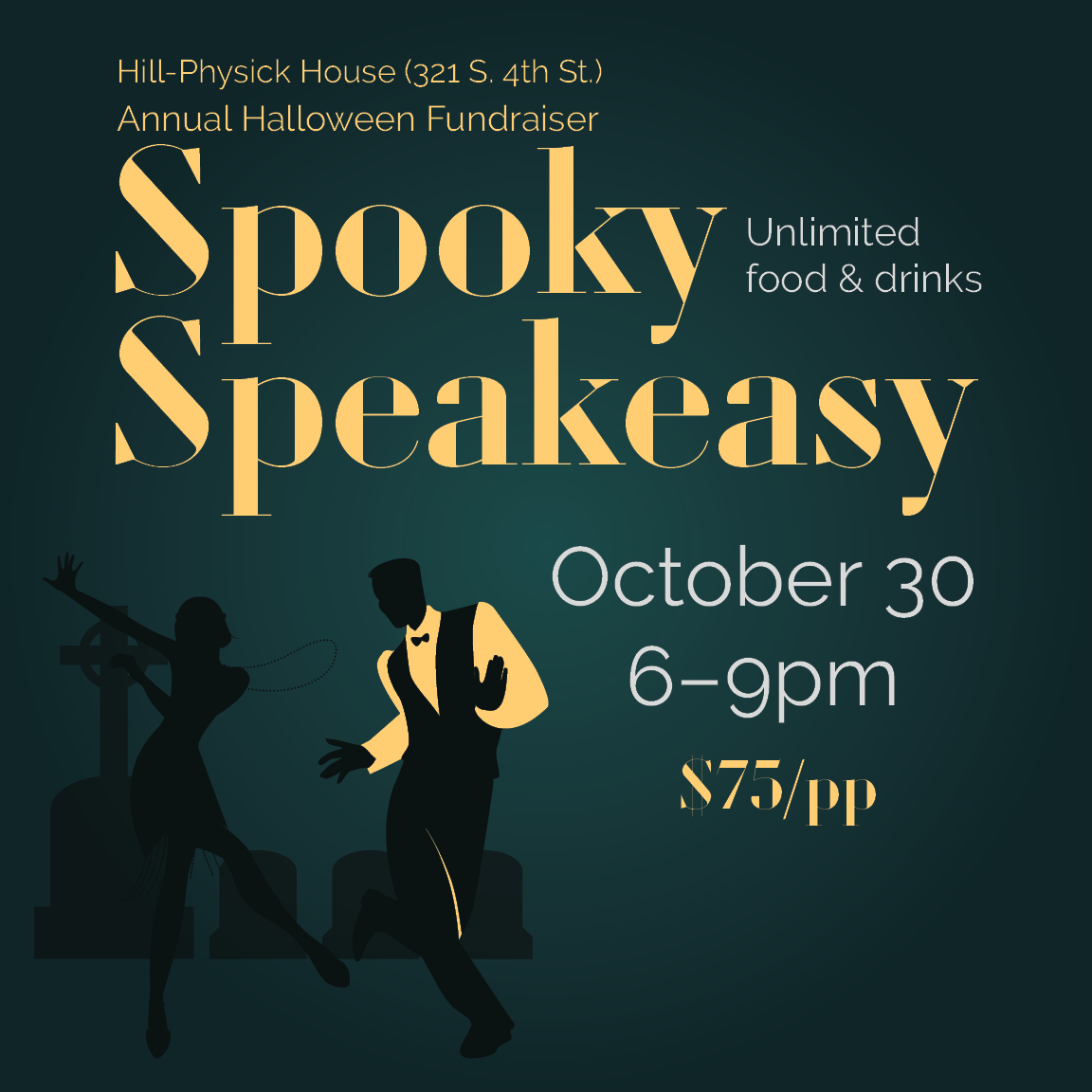 October 30th: Spooky Speakeasy