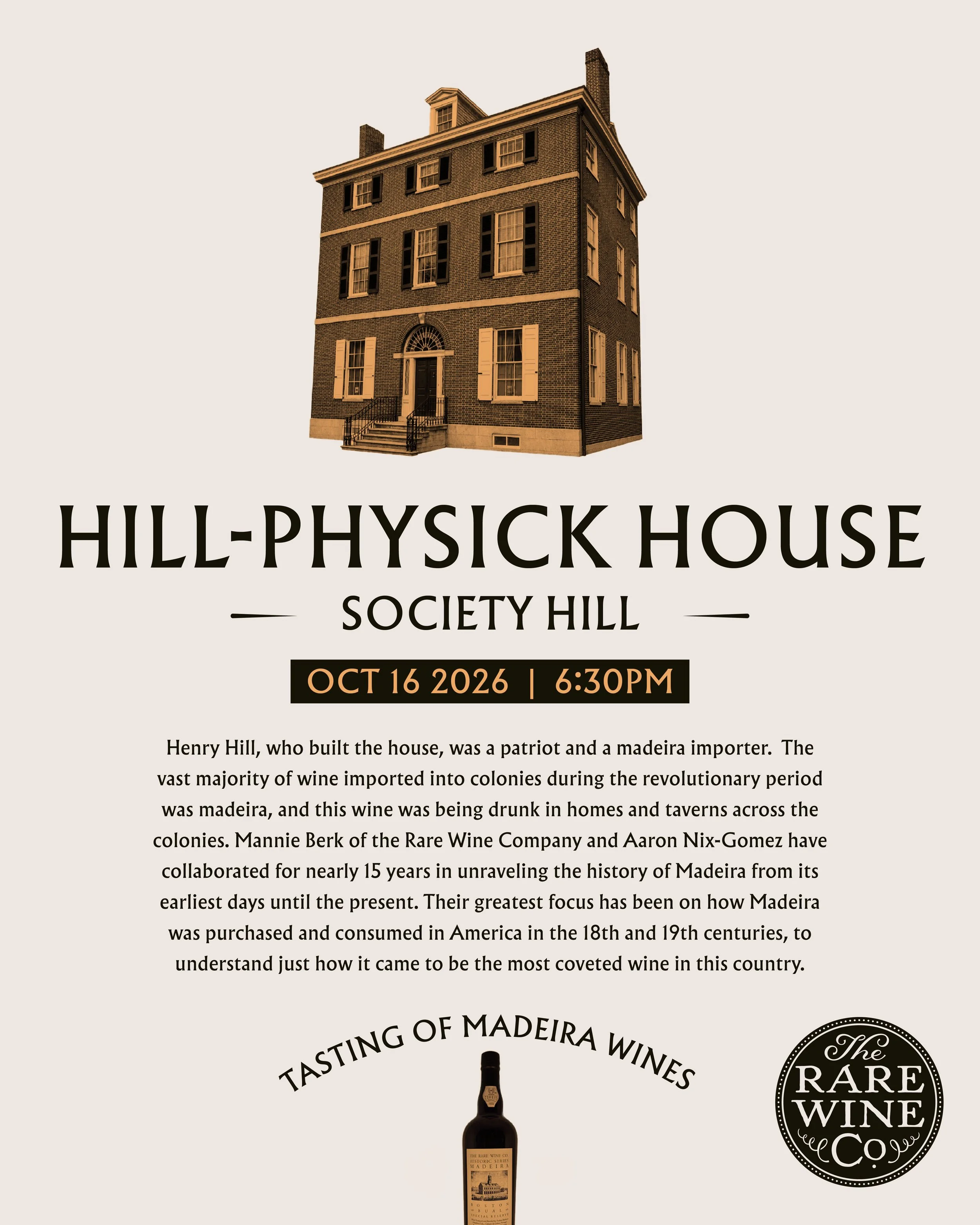 Spirits of Independence - Hill-Physick House – Madeira in Colonial America