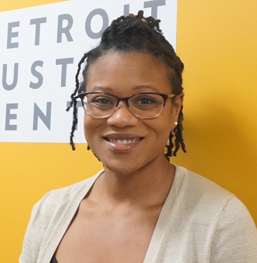 Whitley Granberry is a staff attorney at the Detroit Justice Center’s economic equity group. Whitley focuses on supporting the legal needs of Detroit’s entrepreneurs, small businesses, and nonprofits. After serving in the Peace Corps, receiving her B.A. from Columbia University, and her J.D. from American University Washington College of Law, Whitley returned to Michigan where she worked as a litigator in the Detroit office of Dykema Gossett PLLC. Whitley has worked with clients on a range of litigation matters, including financial services, commercial real estate, healthcare, and municipal disputes. Whitley has also represented clients in real estate development and environmental matters. - 