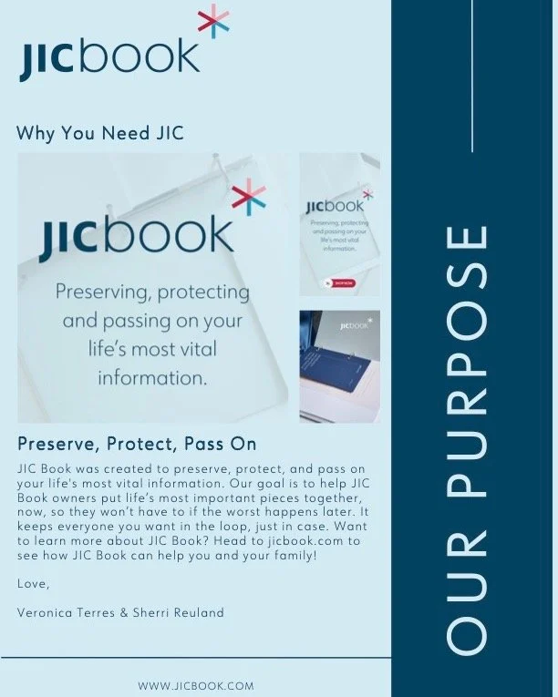 Looking for the perfect gift to give your loved ones this Christmas? JIC Book is more than a present, it's peace of mind! Purchase at JICBook.com today. #peaceofmind #christmasgift #everydaygift #infokeeper #vitalinfo