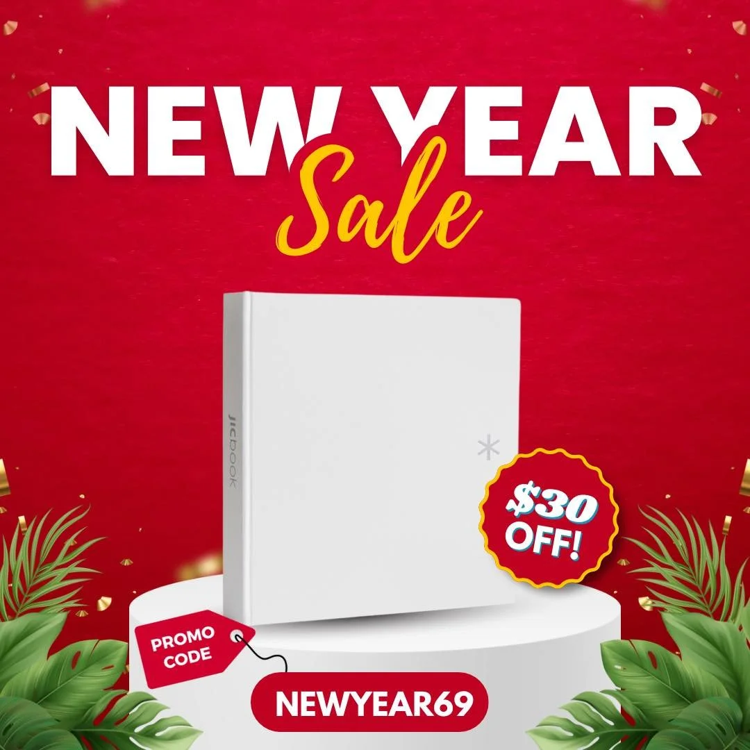 Just in case matters.
JIC Book helps you organize life&rsquo;s most important information so your loved ones are never left guessing. Easy to fill out, thoughtful by design, and priceless when it matters most.

Start the year prepared. Save $30 upon 