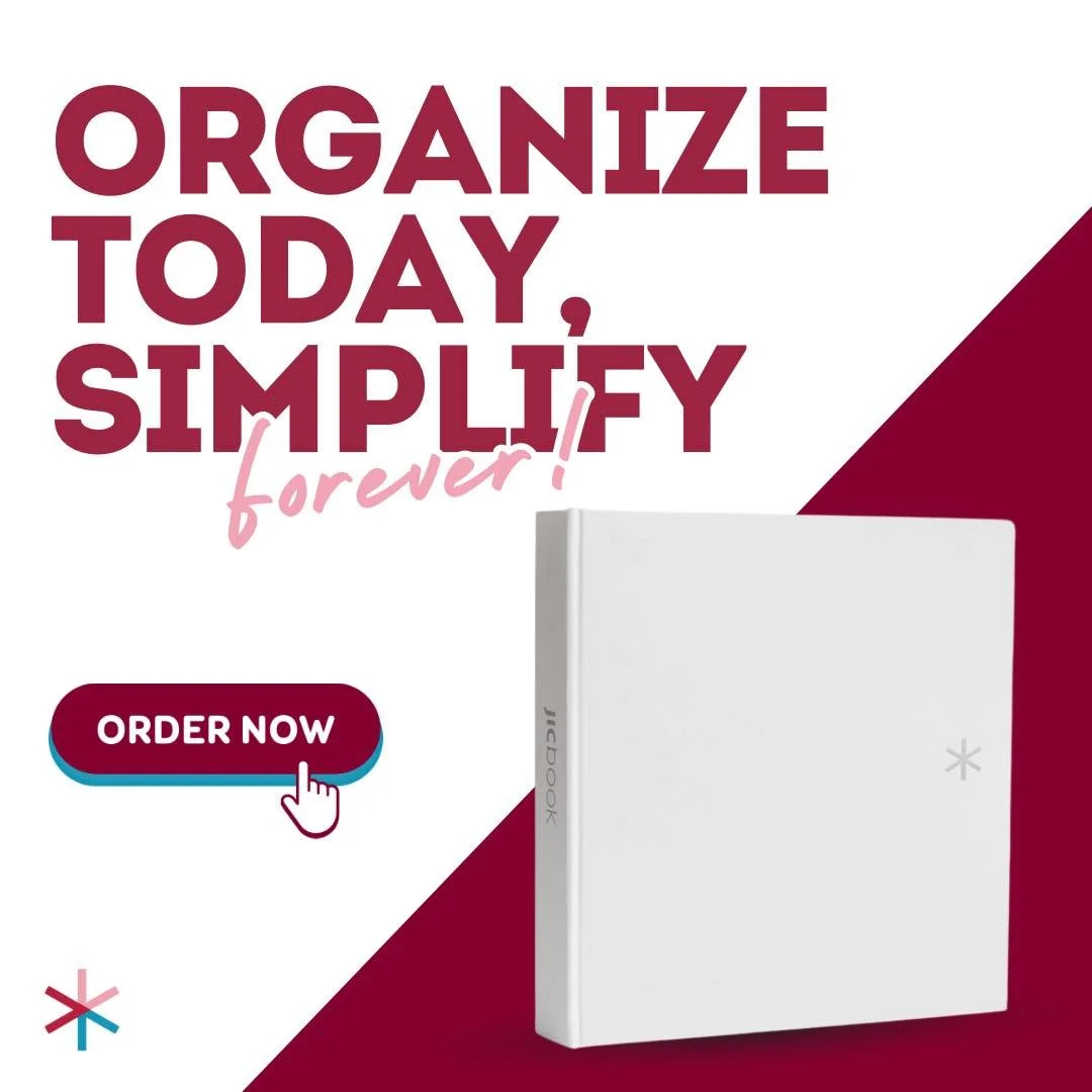 One decision now can save you and your loved ones from chaos later. JIC Book keeps your most important details in one secure, beautiful place, ready whenever life calls. ✨

Order now at www.jicbook.com

#JICBook #OrganizeYourLife #SimplifyForever #Be