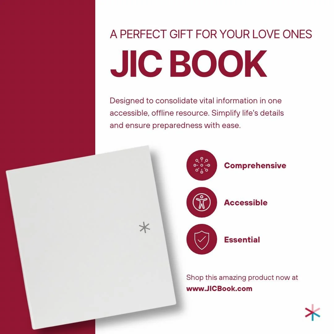 Love is protection. Love is preparation. ❤️

Gift the JIC Book this Valentine&rsquo;s Day, because caring means planning ahead. 💝📖

#ValentinesDay #GiftWithPurpose #JICBook #LoveInAction #BePrepared

📍 Visit us at www.JICBook.com
🗓 Available 24/7