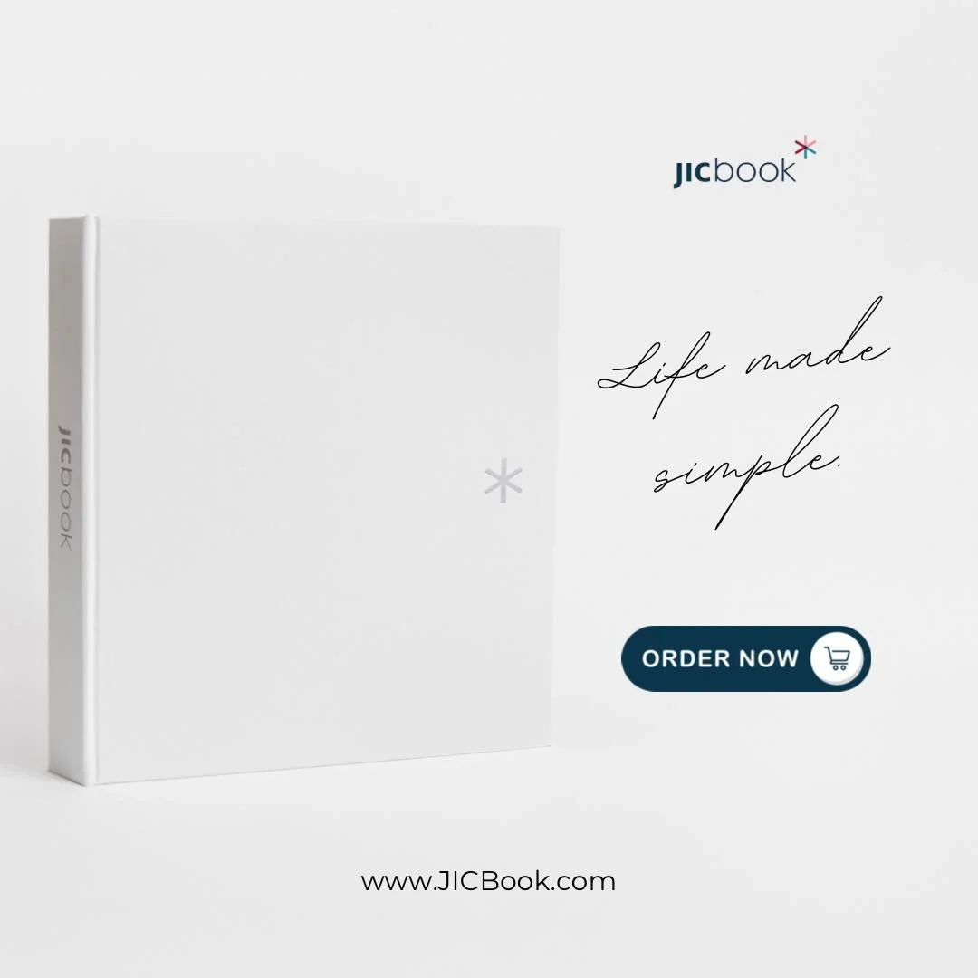 Keep life organized, protected, and beautifully simple. 🤍📖

The JIC Book, everything that matters, all in one place.

Order yours today. ✨🛒

#JICBook #LifeMadeSimple #BePrepared #PeaceOfMind

📍 Visit us at www.JICBook.com
🗓 Available 24/7 Online