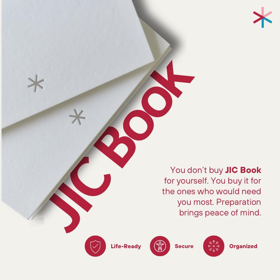 Because preparation isn&rsquo;t about fear, it&rsquo;s about love. With JIC Book, you give your family peace of mind, security, and clarity when life feels uncertain. 🤍💙

Life-ready. Secure. Organized. Just in case.

#JICBook #PeaceOfMind #FamilyPr