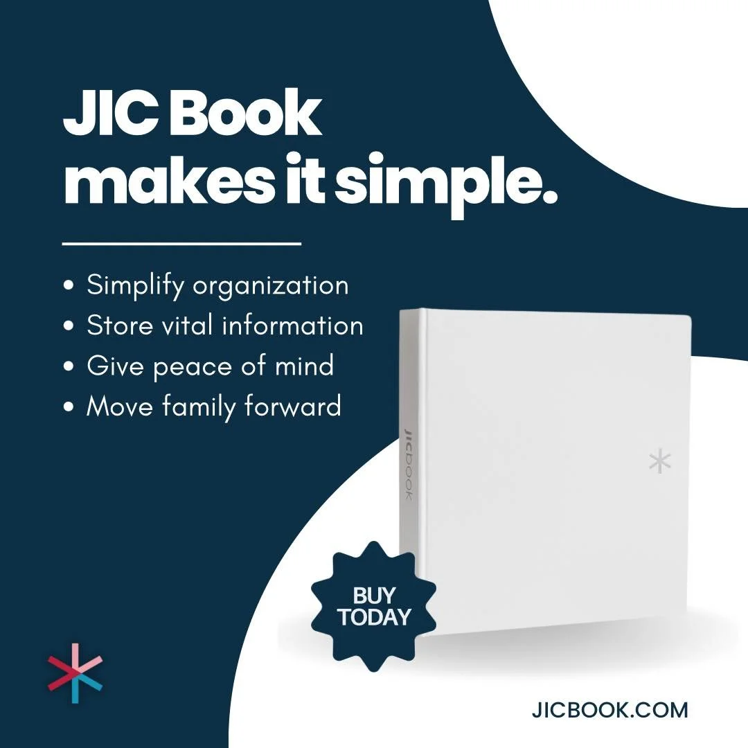 From organizing vital information to giving your family peace of mind, it&rsquo;s the gift of clarity that moves everyone forward. Don&rsquo;t wait&mdash;buy today and prepare for tomorrow. 📘✨

#JICBook #PeaceOfMind #FamilyPreparedness #LifeOrganize