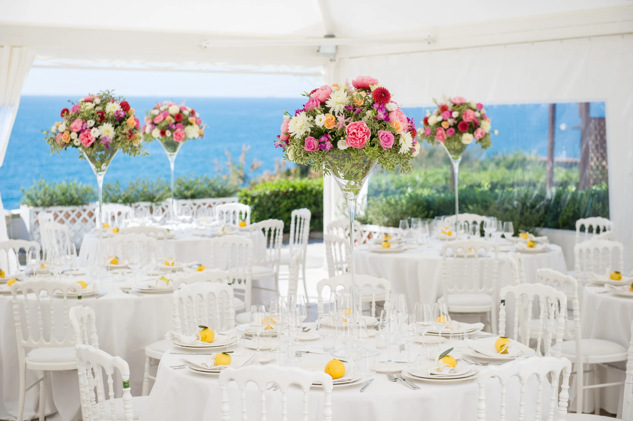 Wedding Tables in Marquee lemon theme.jpg