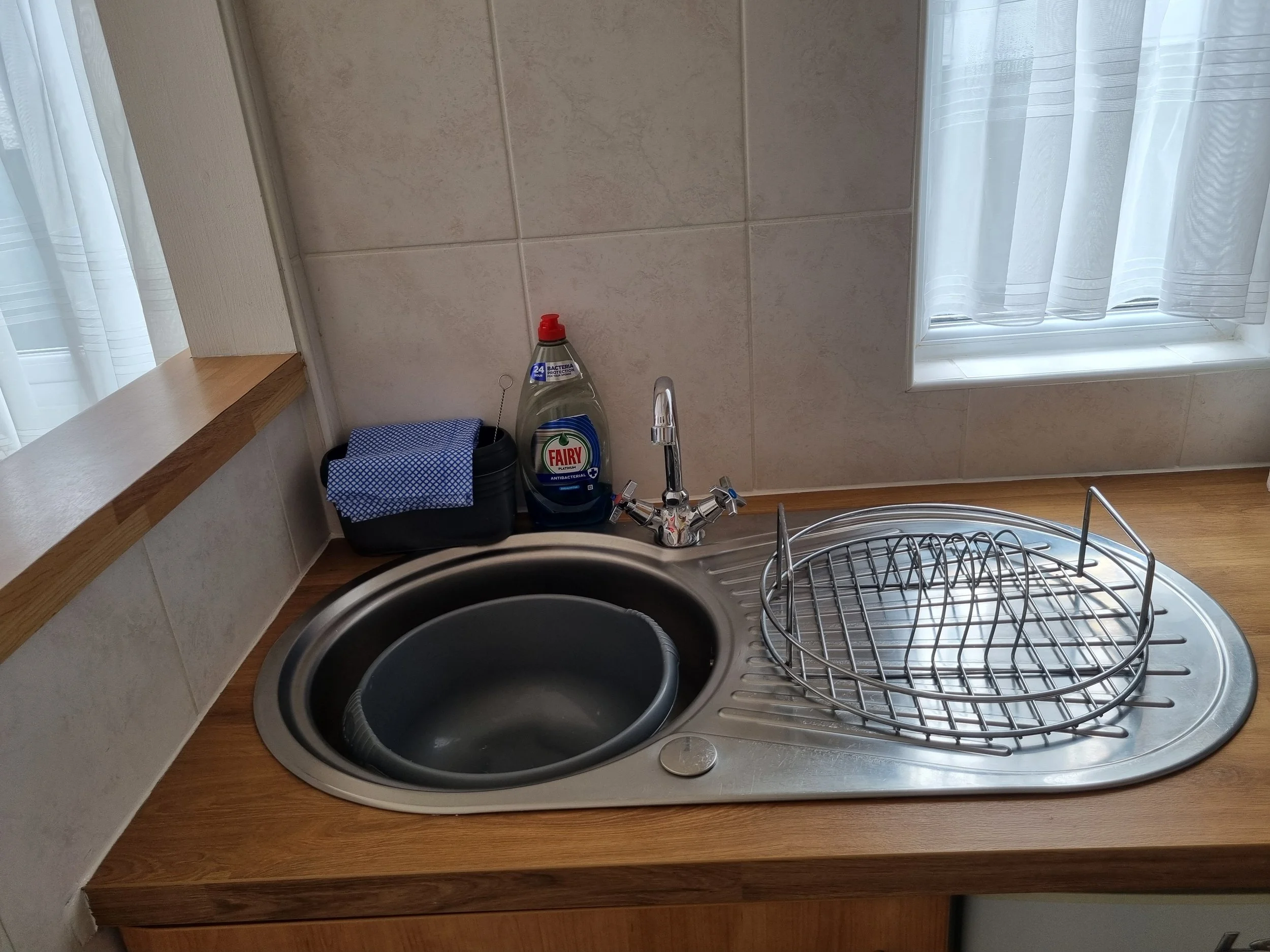 Sink area in the kitchen