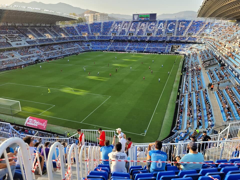 La Rosaleda, on top form, Málaga CF