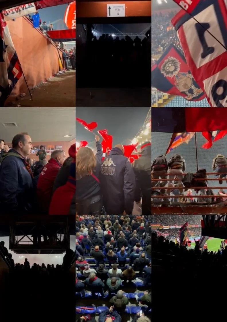 Nine views of the Gradinata Nord. 🪢

📹: @vittoriomoro 

@genoacfc