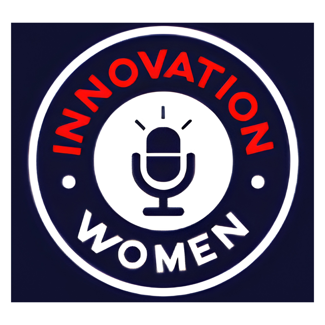 A circular neon sign that reads 'Inspiration Women's' with a microphone icon in the center.