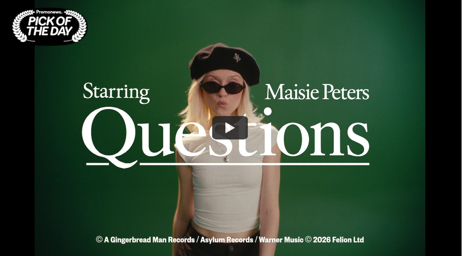 PROMO NEWS QUESTIONS MAISIE PETERS 