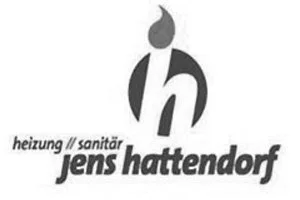 Logo mit einem stilisierten Heißluftballon und Text 'heizung // sanitär jens hattendorf'