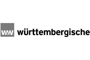 Logo der Württembergischen, einer Versicherungsgesellschaft.
