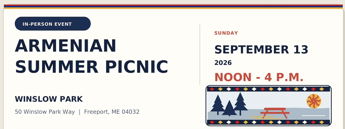 ACA of Maine 2026 Summer Picnic on Sept. 13