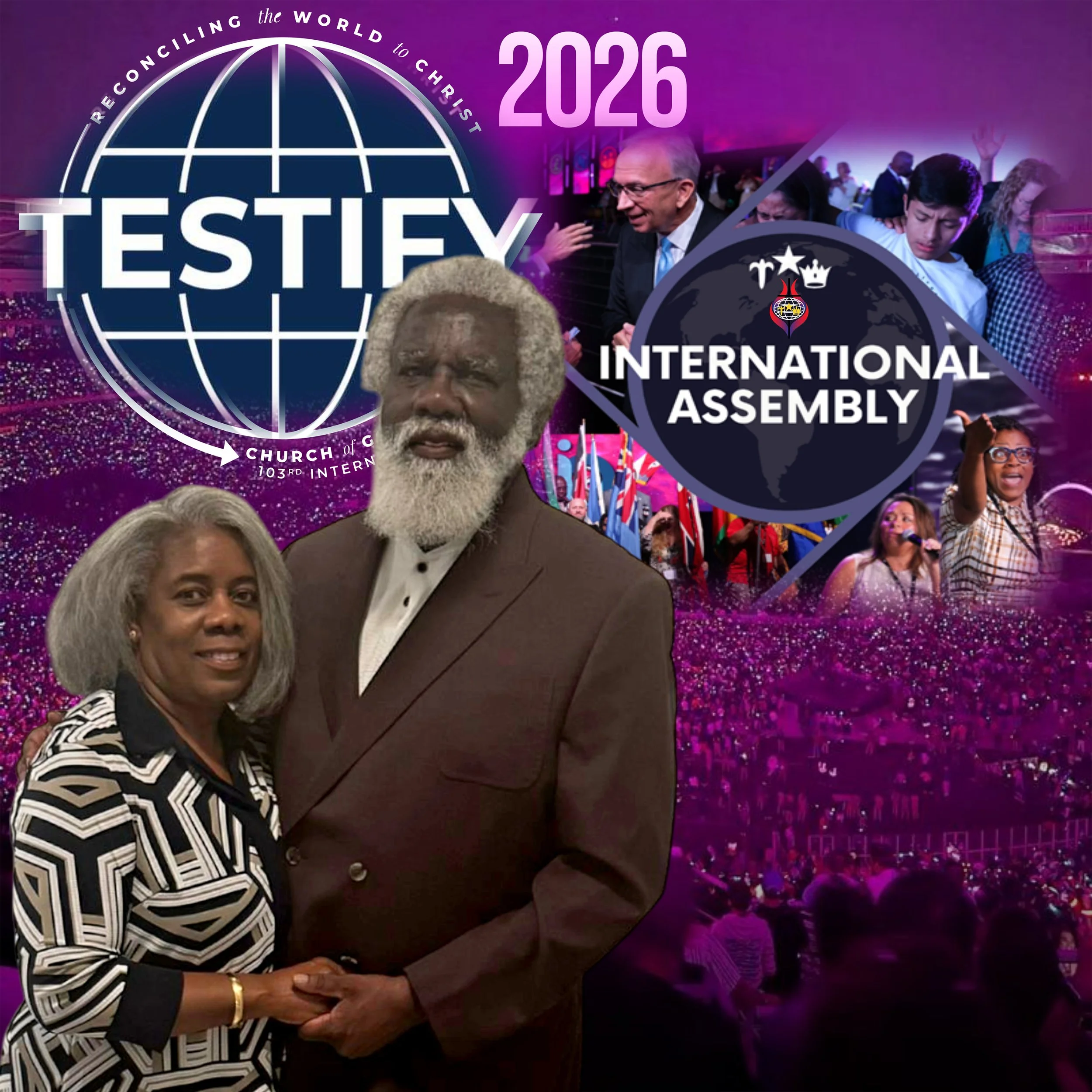 Pastor R. Desmond and Nina Fahie, Sr. of Westside COGOP (Frederiksted, St. Croix)