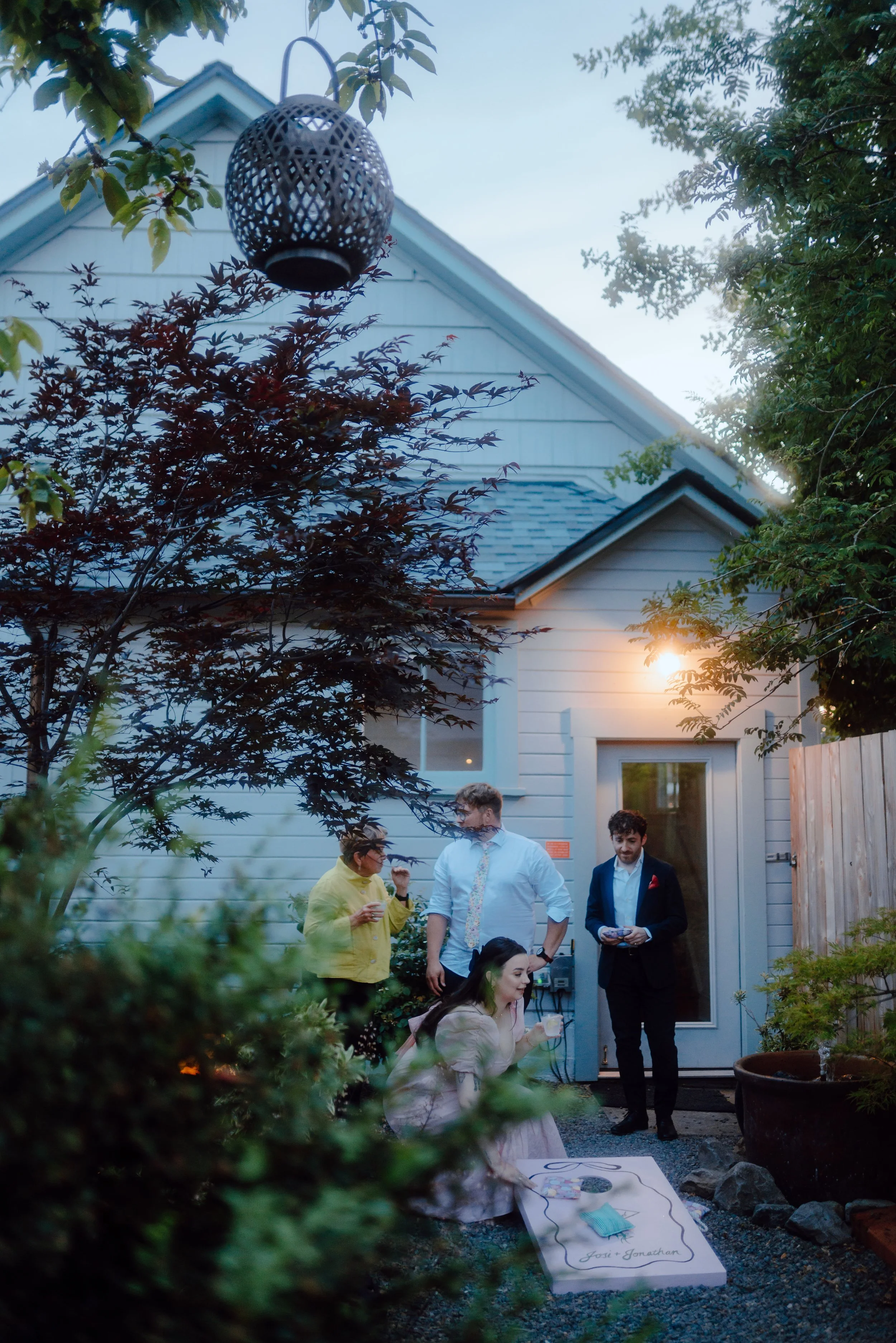 wedding ceremony, intimate venue, flowers, elopement ceremony, gathering, reception, portland, PDX, bride, groom