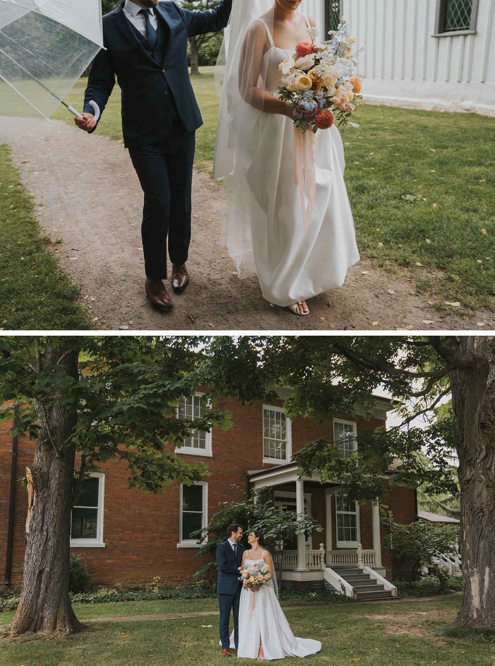 Bridal portraits at Ball's Falls Conservation Area